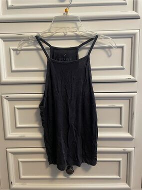 American Eagle Outfitters Black Racerback Tank